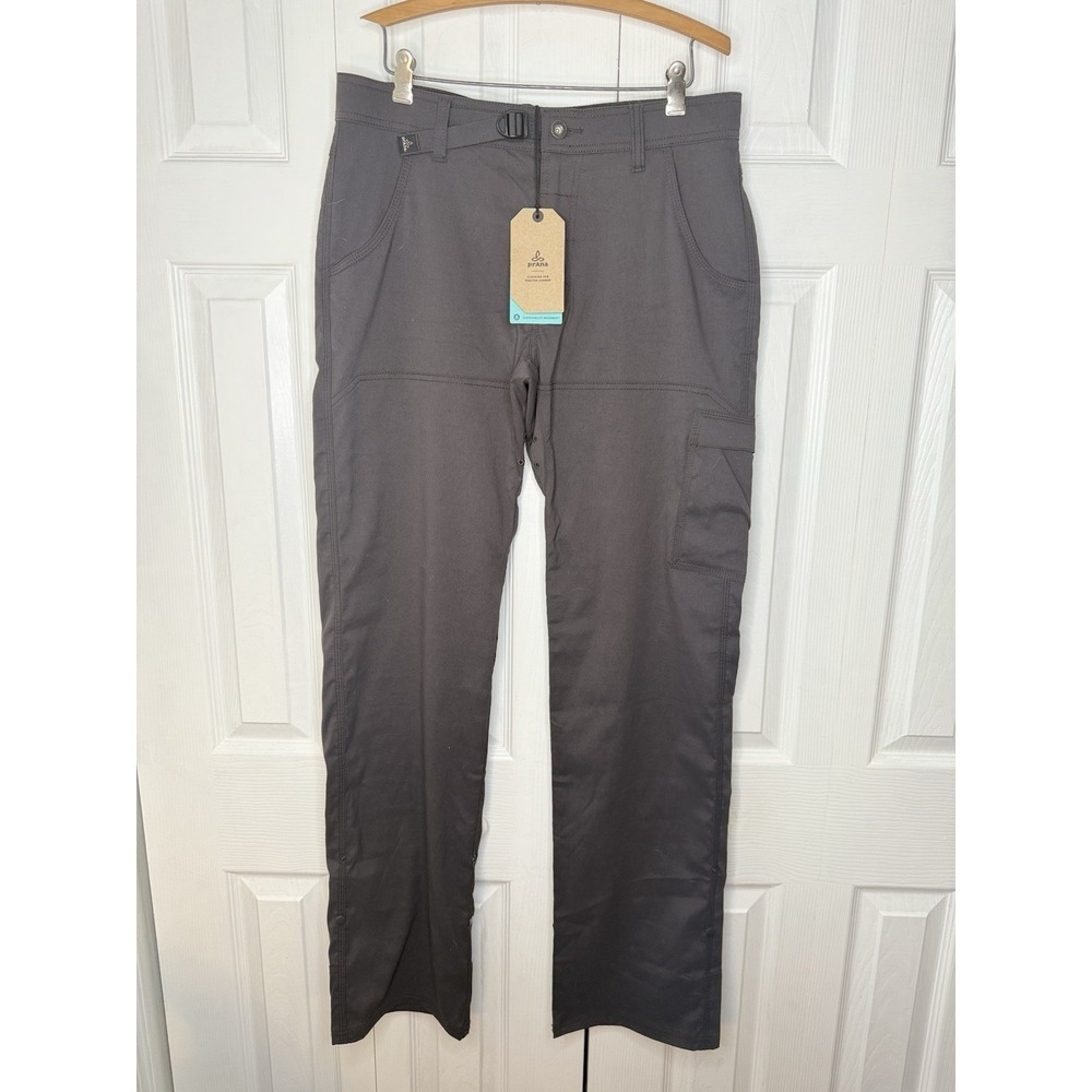Prana Stretch Zion Hiking Pant Men 32x36 Long Charcoal Straight New With Tag